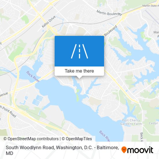 South Woodlynn Road map