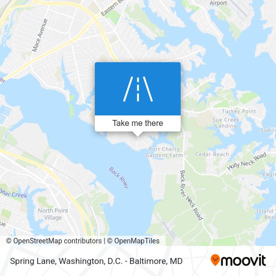 Spring Lane map