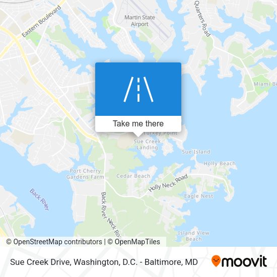 Sue Creek Drive map