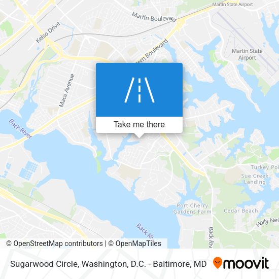 Sugarwood Circle map