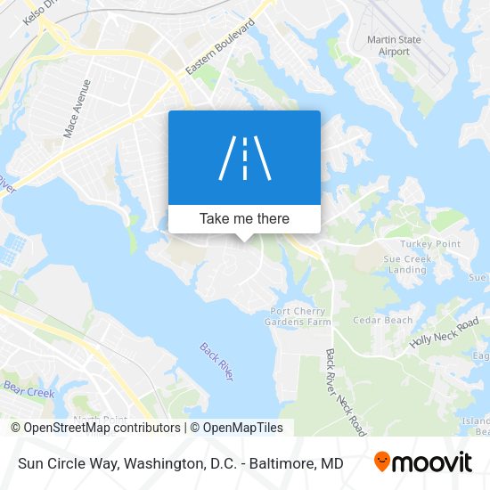 Mapa de Sun Circle Way