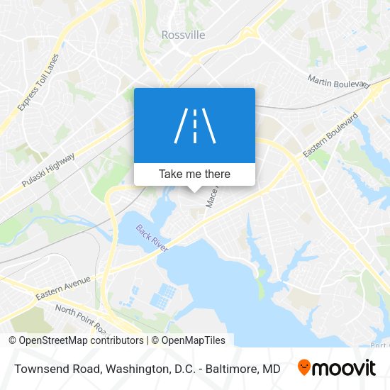 Townsend Road map