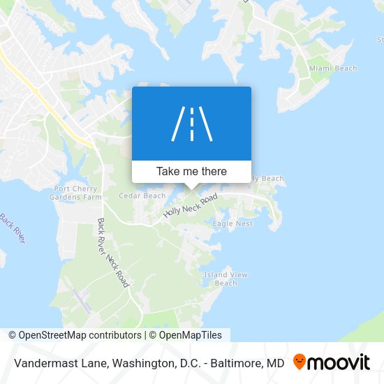 Mapa de Vandermast Lane