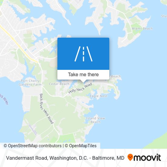 Mapa de Vandermast Road