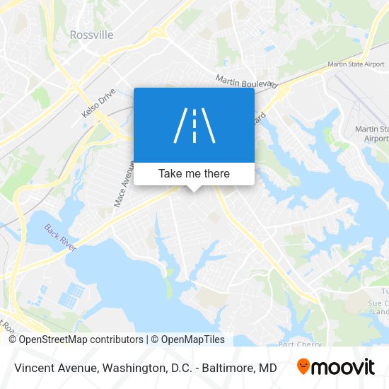 Mapa de Vincent Avenue