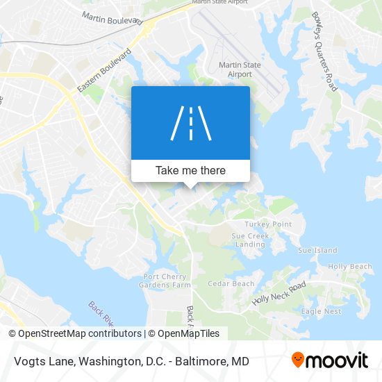 Vogts Lane map