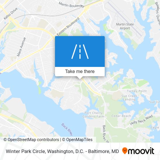 Winter Park Circle map