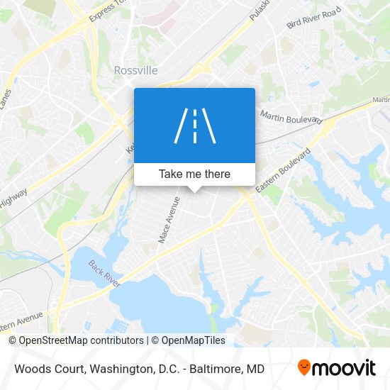 Woods Court map