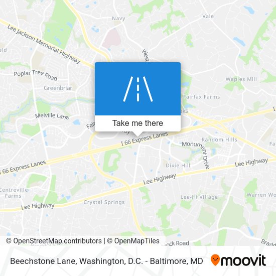Beechstone Lane map