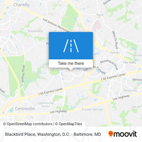 Mapa de Blackbird Place