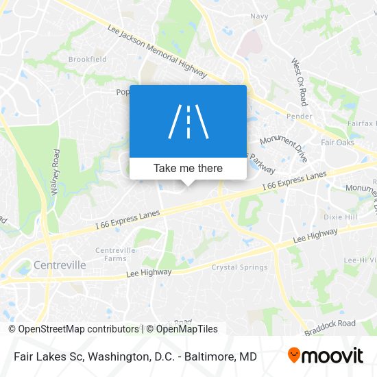 Mapa de Fair Lakes Sc
