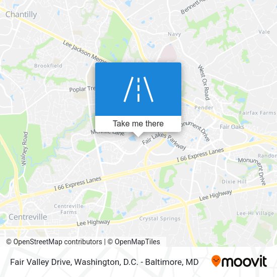 Fair Valley Drive map