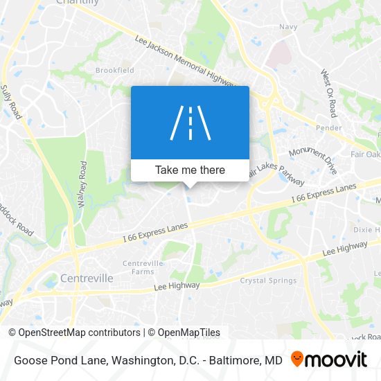Mapa de Goose Pond Lane