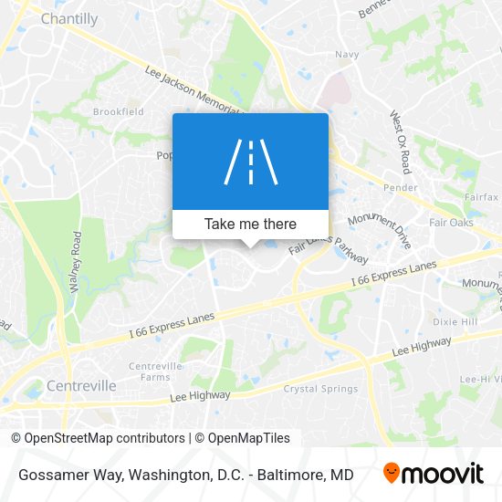 Gossamer Way map