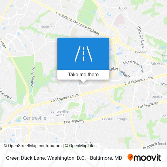 Green Duck Lane map