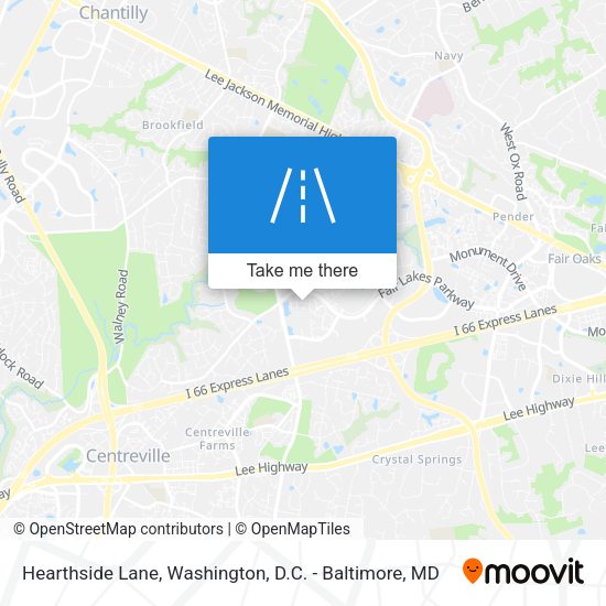 Hearthside Lane map