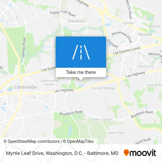 Myrtle Leaf Drive map