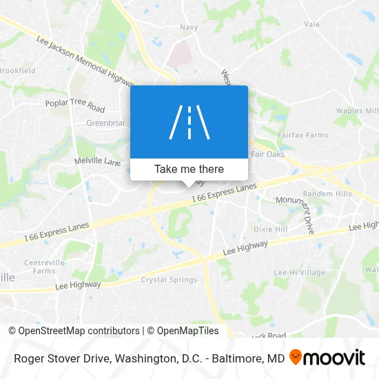 Roger Stover Drive map