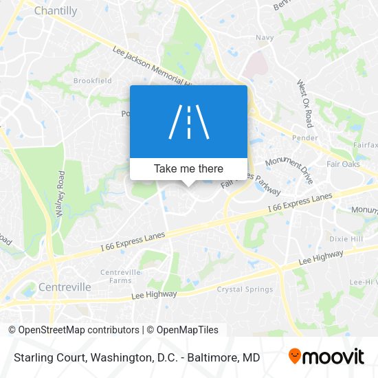 Starling Court map