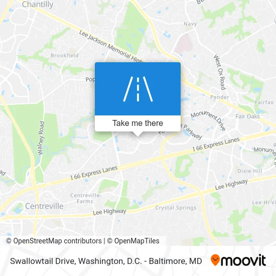 Swallowtail Drive map