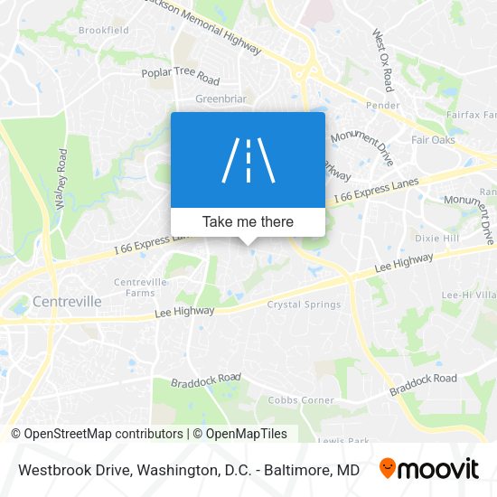Mapa de Westbrook Drive