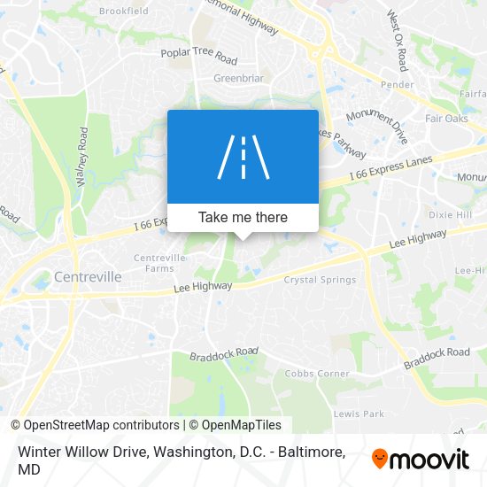 Mapa de Winter Willow Drive