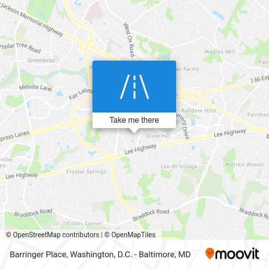 Barringer Place map