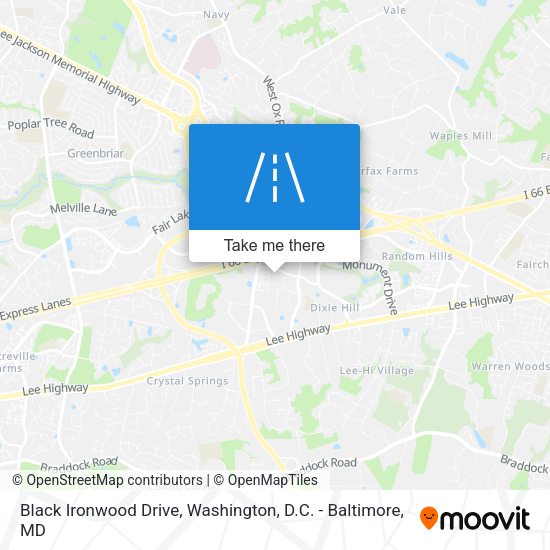 Mapa de Black Ironwood Drive