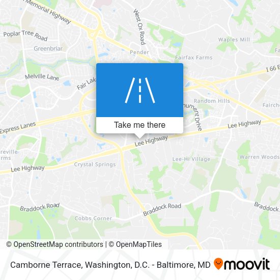 Mapa de Camborne Terrace