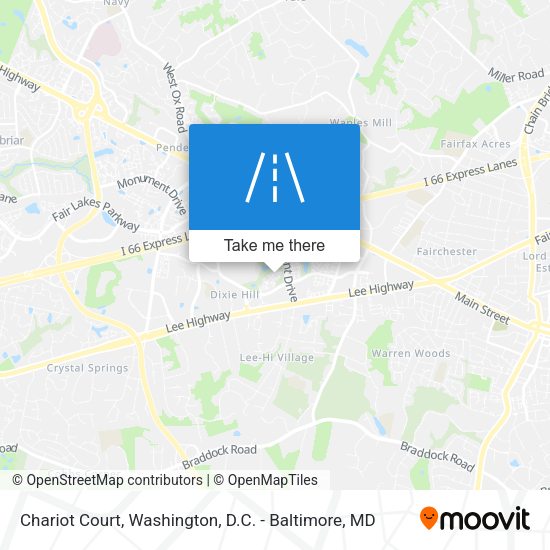 Chariot Court map