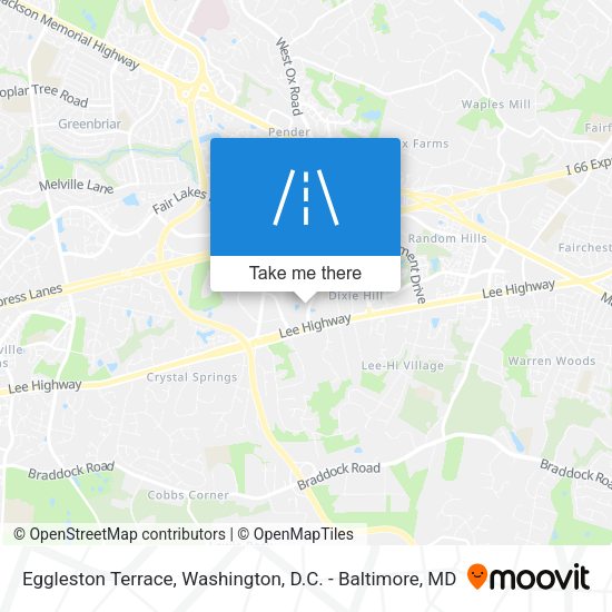 Mapa de Eggleston Terrace