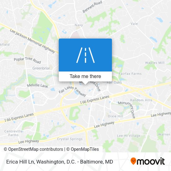 Erica Hill Ln map
