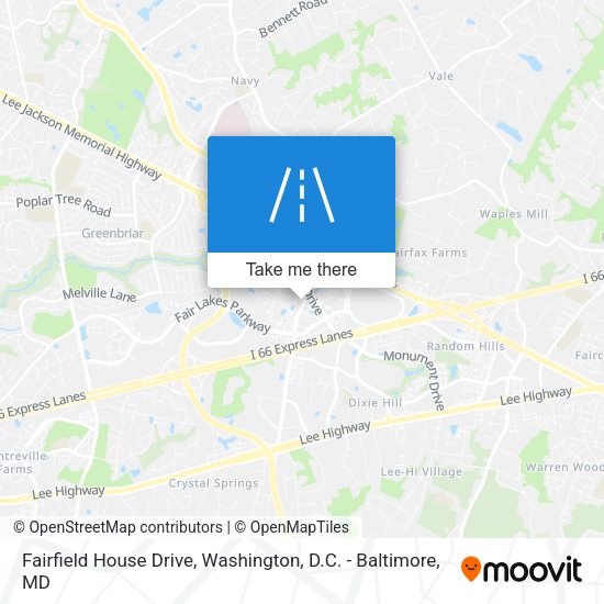 Fairfield House Drive map