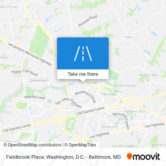 Mapa de Fieldbrook Place