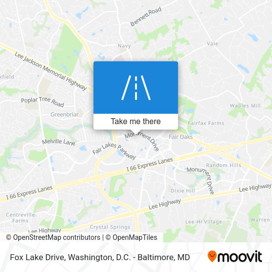 Mapa de Fox Lake Drive