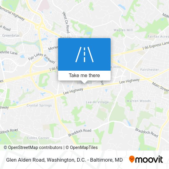 Mapa de Glen Alden Road