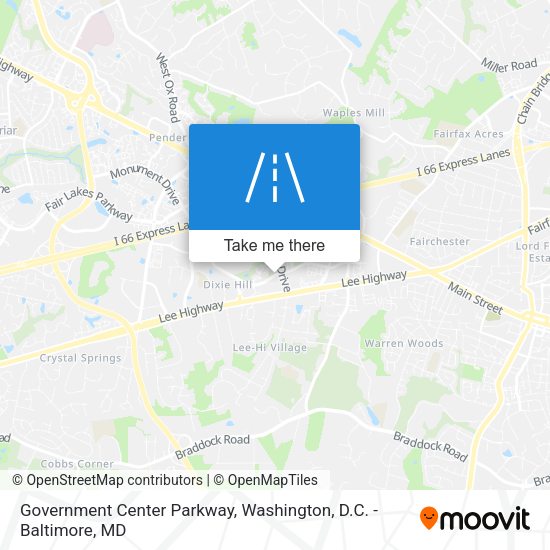 Mapa de Government Center Parkway