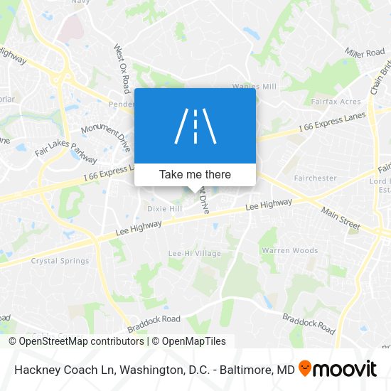 Mapa de Hackney Coach Ln