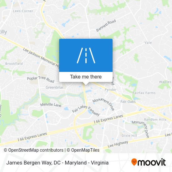 James Bergen Way map
