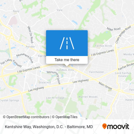Mapa de Kentshire Way