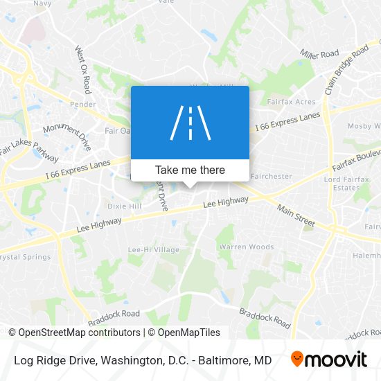 Log Ridge Drive map