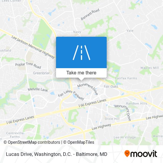 Lucas Drive map