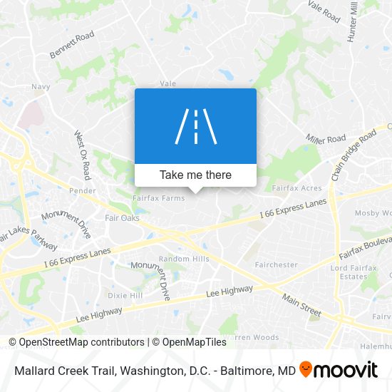 Mallard Creek Trail map