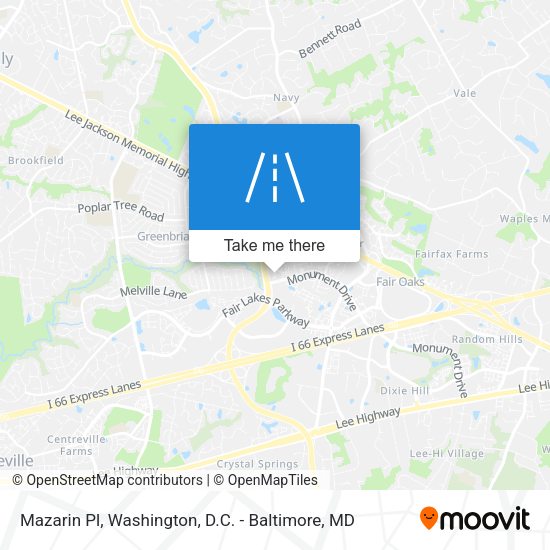 Mazarin Pl map
