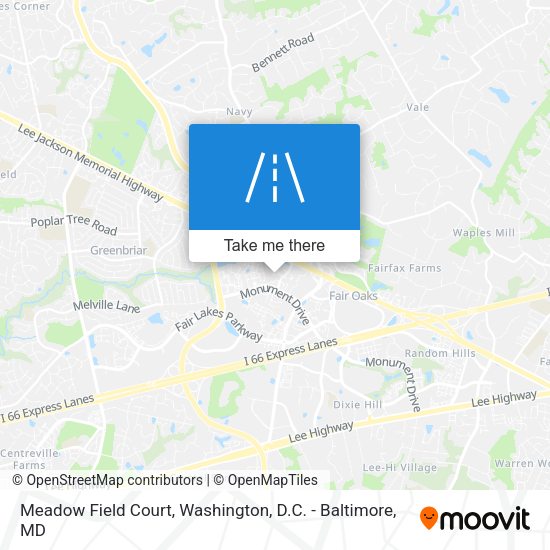 Meadow Field Court map