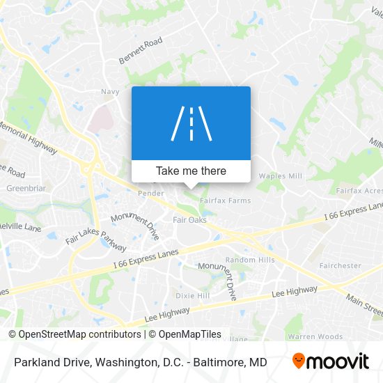 Parkland Drive map