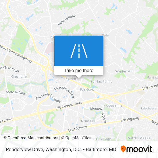 Penderview Drive map