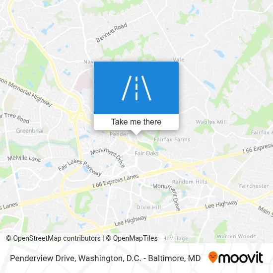 Penderview Drive map