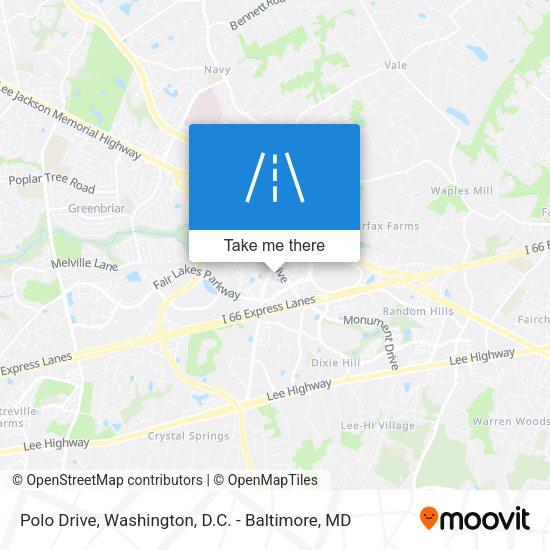 Polo Drive map
