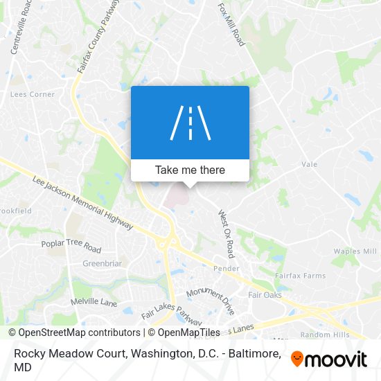 Rocky Meadow Court map
